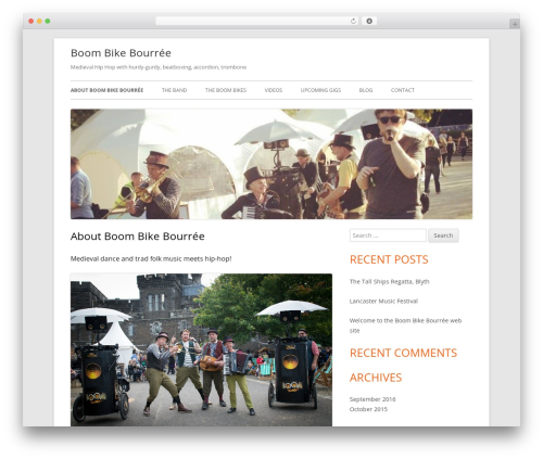 Tiny Framework theme WordPress free - boombikebourree.com