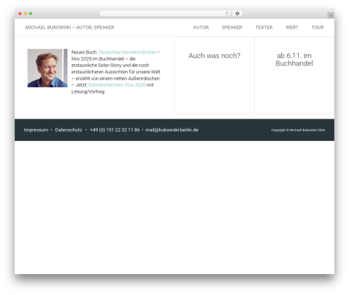 WordPress theme Bukowski-tile - bukowski-berlin.de