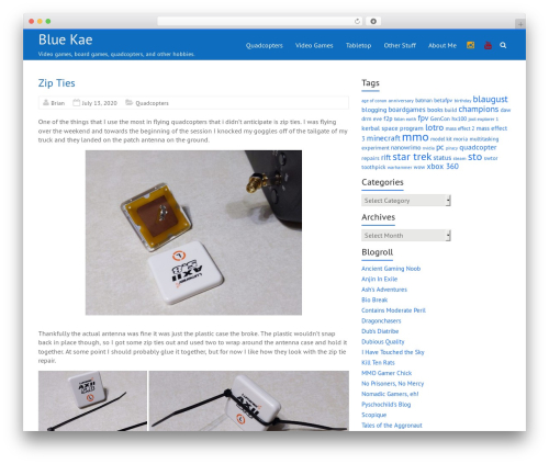 WordPress theme Explore - bluekae.com