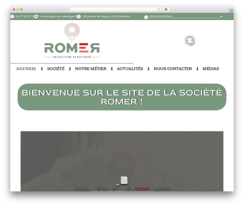 WordPress theme Hello Elementor - romer-plastique.fr