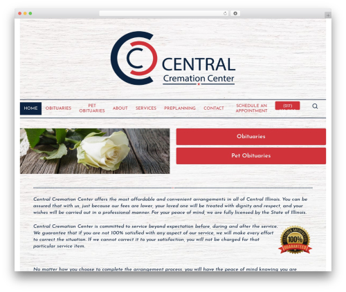 Wp funeral press WordPress plugin - centralcremationcenter.com