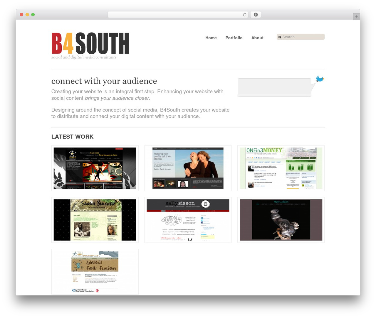 WordPress theme Work-a-holic - b4south.com