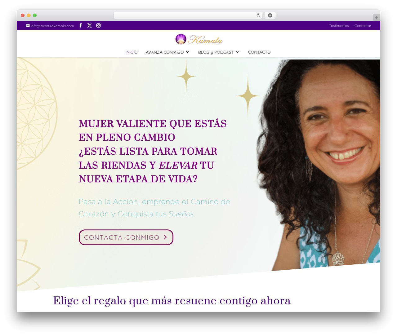 WordPress website theme Divi - montsekamala.com