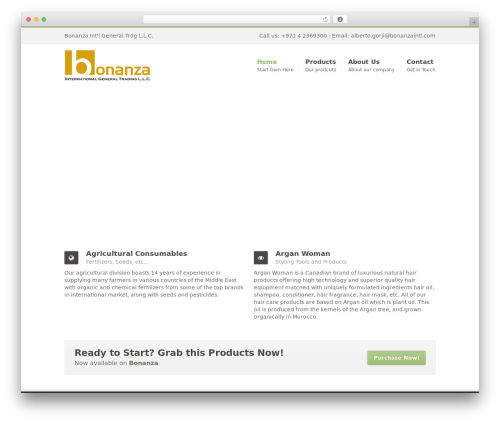 WP theme Robust - bonanzaintl.com