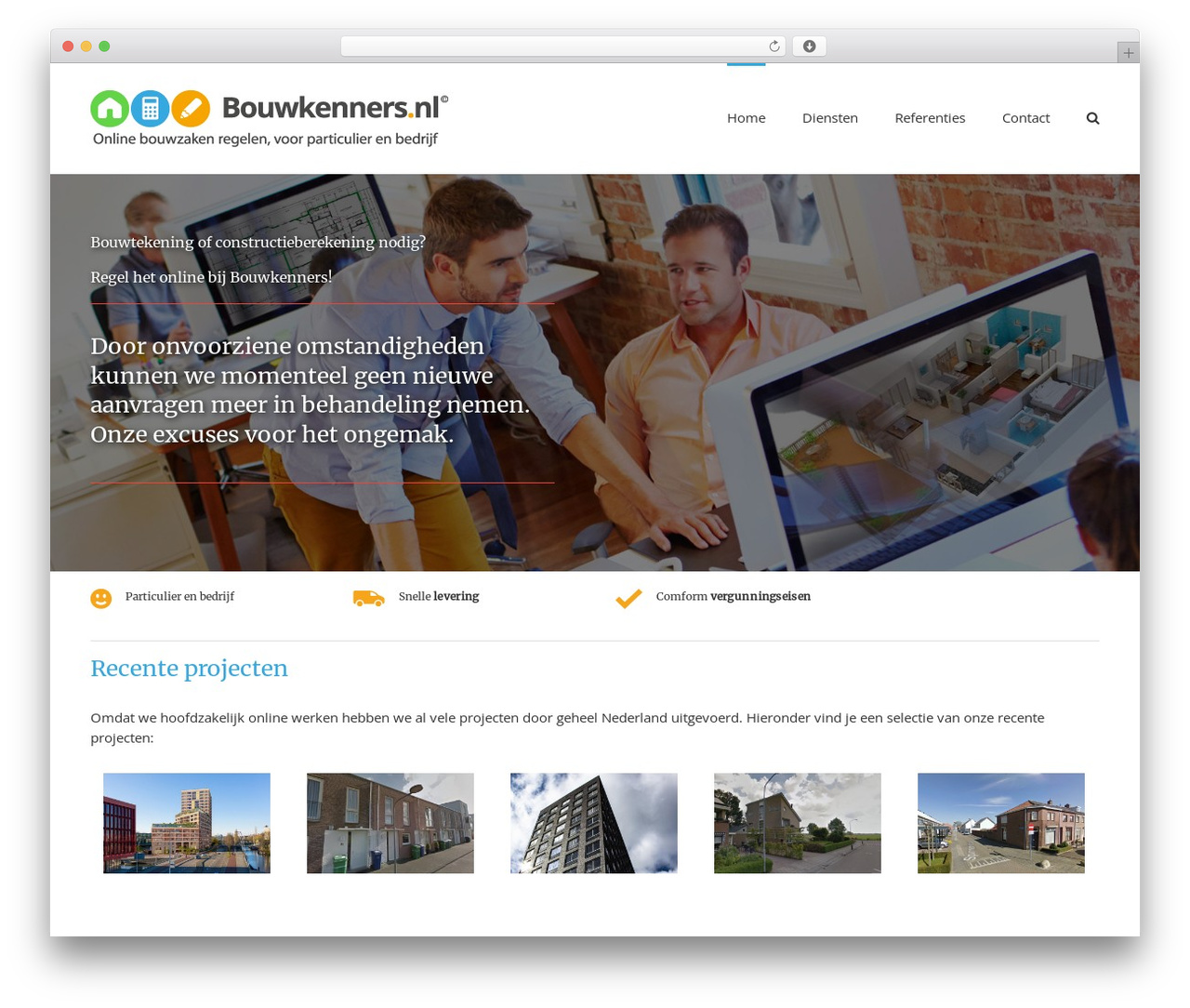 Avada WordPress theme - bouwkenners.nl