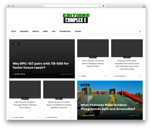 Best WordPress theme The Next Mag - editionscomplexe.com