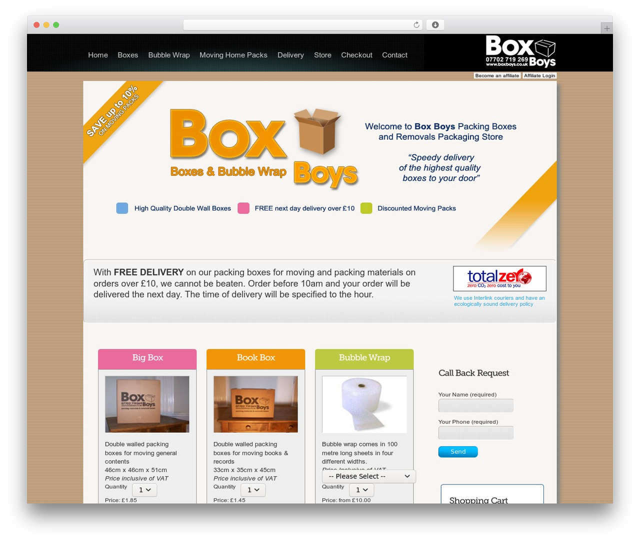 Boldy WordPress theme - boxboys.co.uk