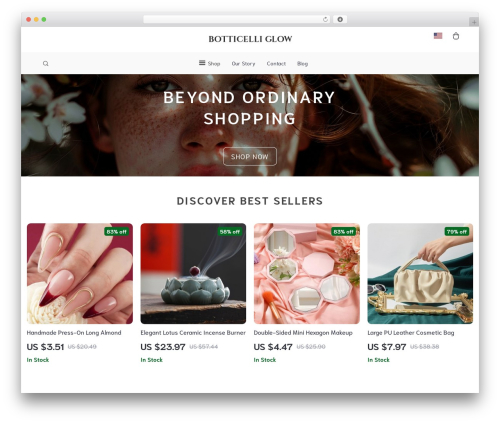Botticelli WordPress theme - nalyra.com