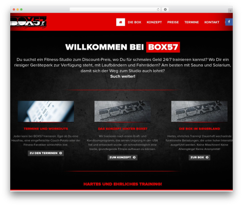 BOX57 WordPress theme - box57.de