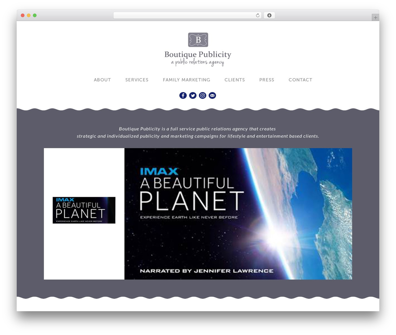 Duplex premium WordPress theme - boutiquepublicity.com