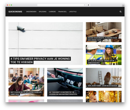 Mag WordPress theme - quickonomie.be