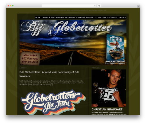Modularity Lite best WordPress theme - bjjglobetrotter.com