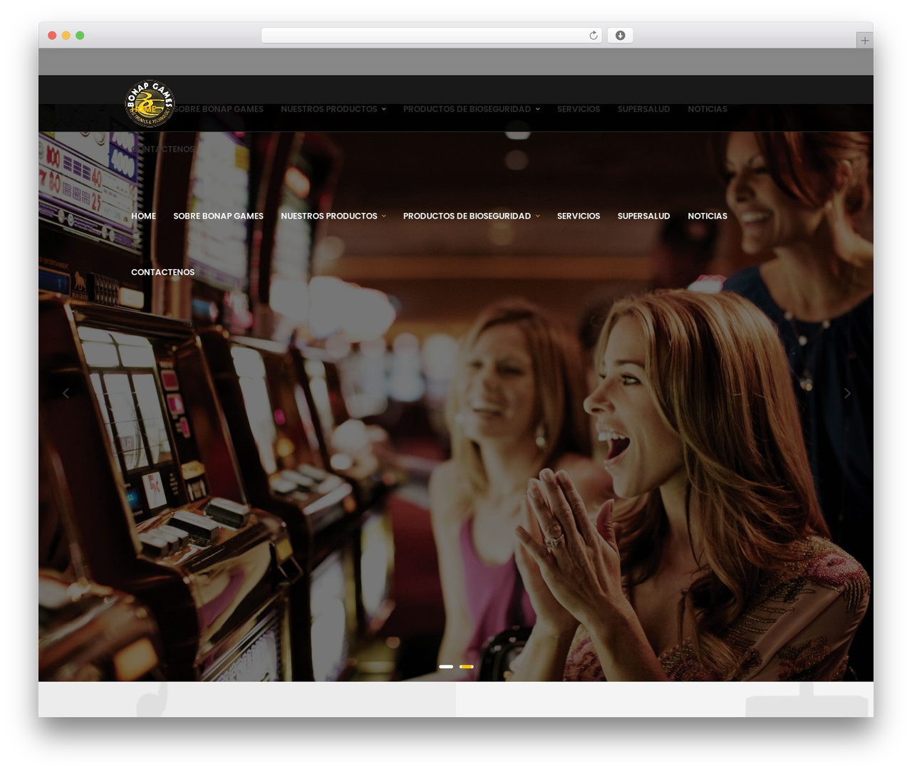 Node WordPress theme - bonapgames.com