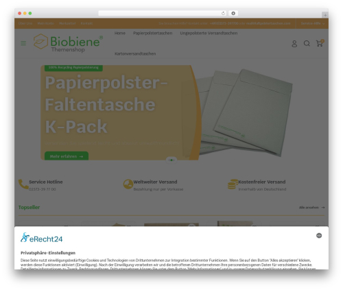 Partdo core WordPress plugin - luftpolstertaschen.com