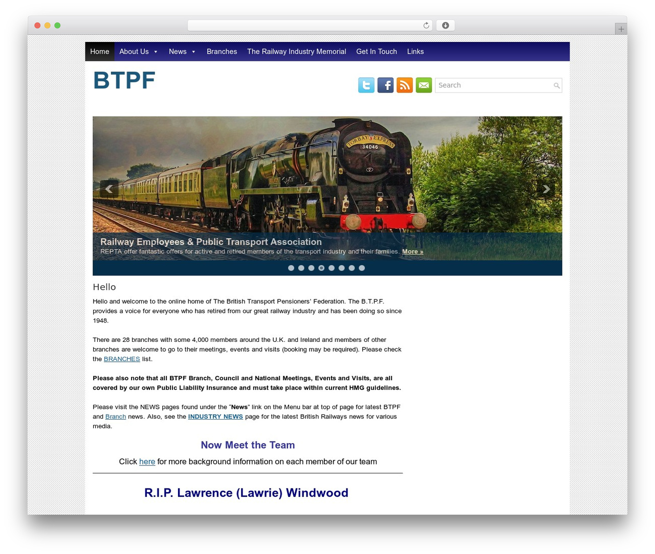 StyleMaster WordPress theme - btpf.org