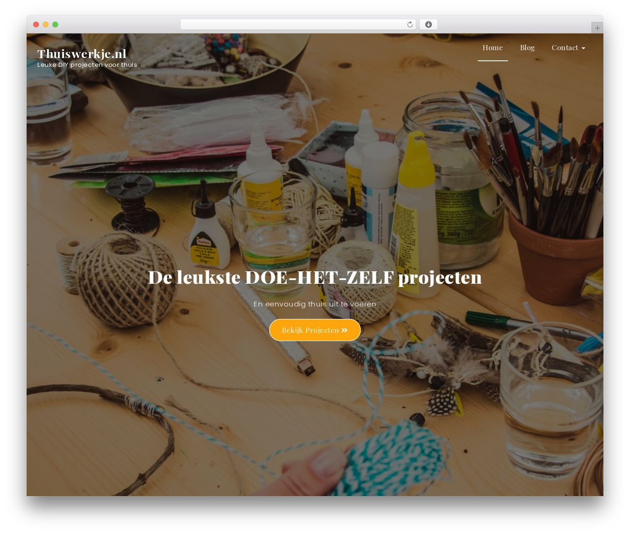 Theme WordPress Builder Lite - thuiswerkje.nl