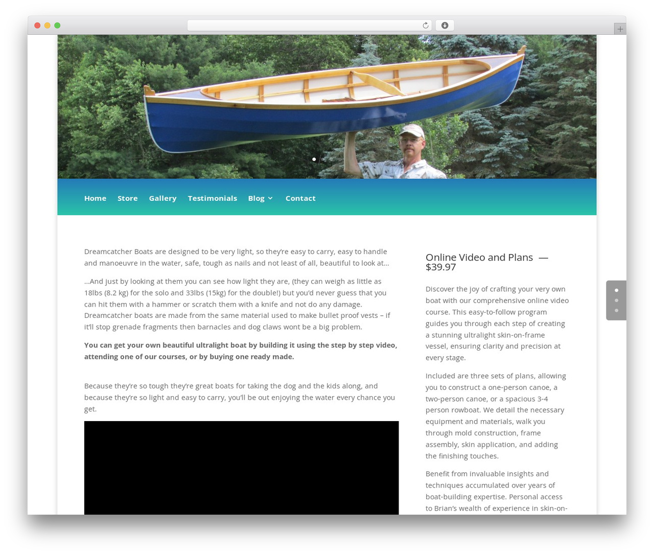 Theme WordPress Divi - boat-building-plans.com