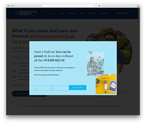 Studiocart pro WordPress plugin - thepodcastinguniversity.com