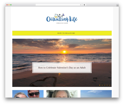 WordPress theme daisy - outwittinglife.com