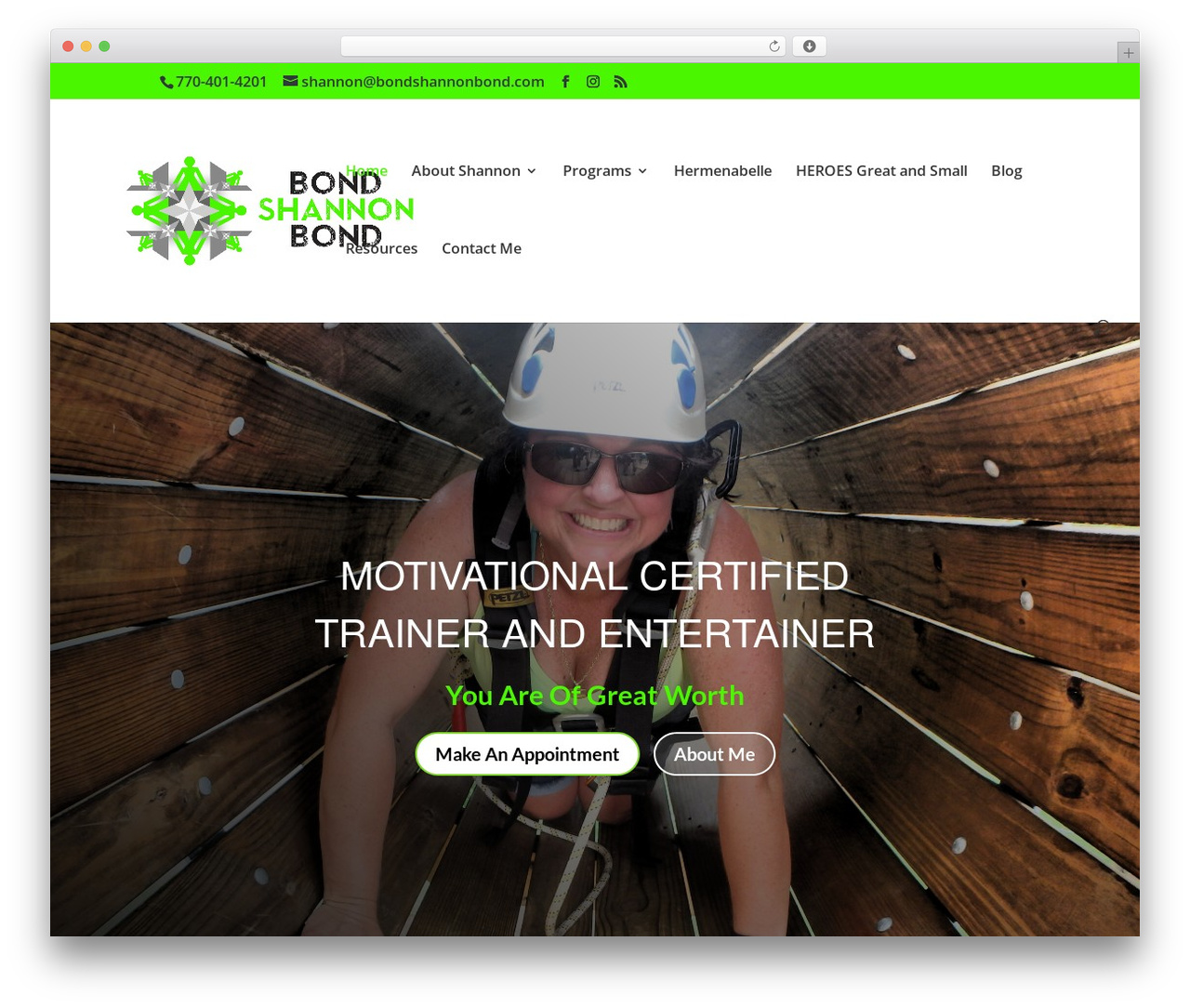 WordPress theme Divi - bondshannonbond.com