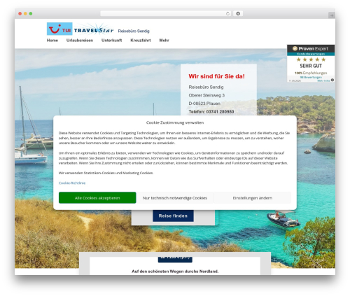 Smg technology WordPress plugin - reisebuero-sendig.de