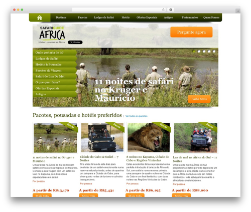 WordPress theme HTML5Base - br.safariguideafrica.com