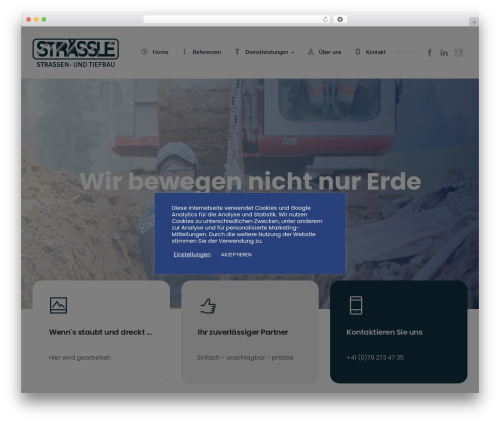 WordPress theme Navian - straessle-gmbh.ch