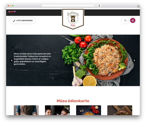WordPress website theme Lafka - ledenite.lv