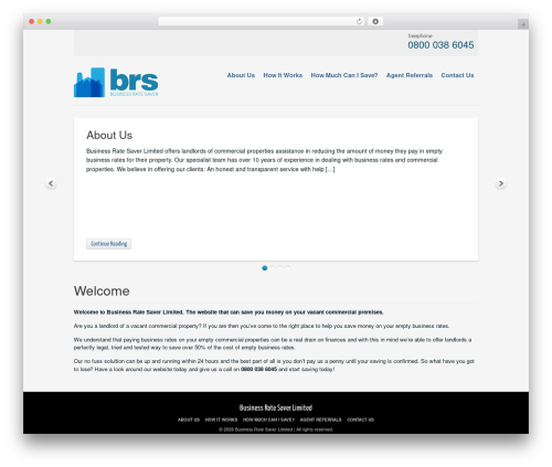 WP-Responsive premium WordPress theme - businessratesaver.co.uk