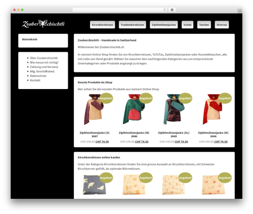 agenturTHEME WordPress ecommerce theme - zouberchischtli.ch