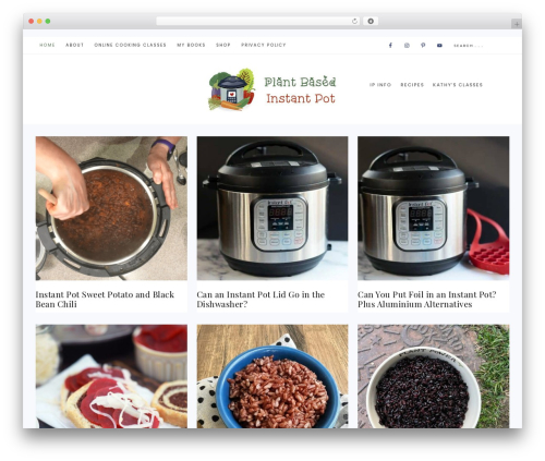 Captivating Theme WordPress theme - plantbasedinstantpot.com