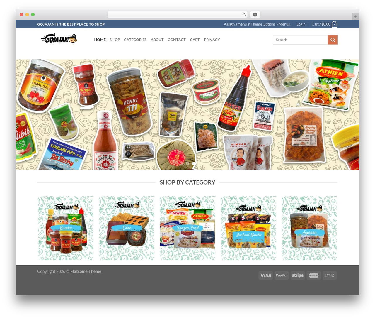Flatsome WordPress theme - gojajan.com