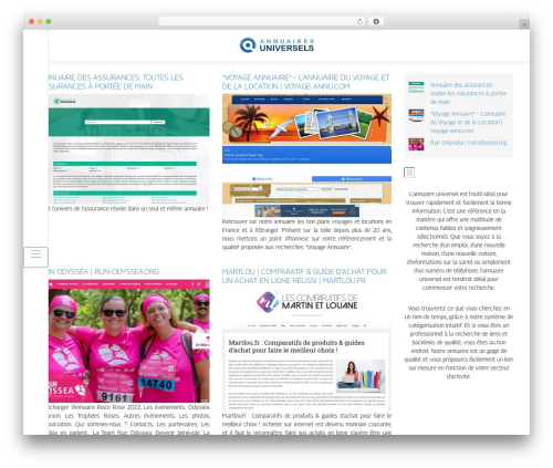 generic-site WordPress theme - annuaires-universels.com