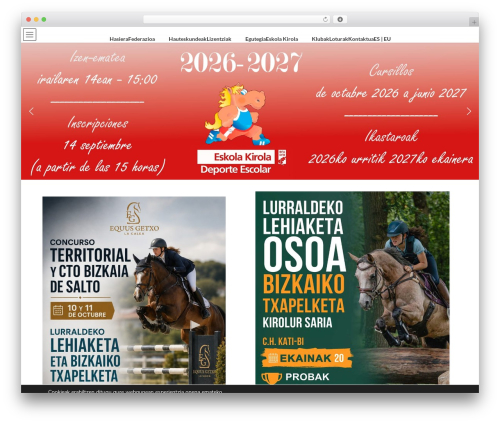 Classic menu block WordPress plugin - fbizkainahipika.eus