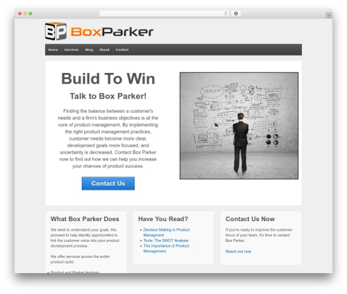 Responsive theme WordPress free - boxparker.com Responsive theme WordPress free - boxparker.com