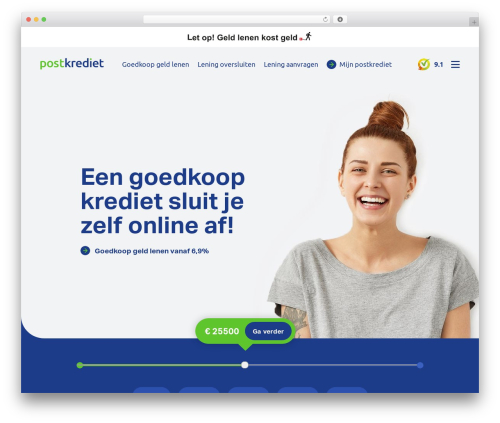 Tempel settings WordPress plugin - postkrediet.nl