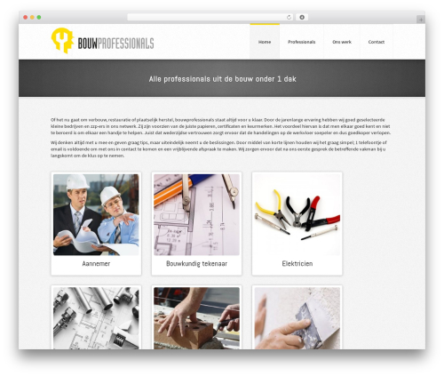 Theme WordPress Roki - bouw-professionals.com