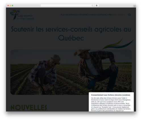 Vortex WordPress theme - coordination-sc.org