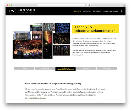 WordPress theme Create - flogaus.net