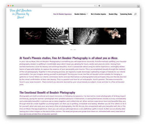 WordPress theme Divi - boudoirandglamour.com