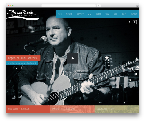 WordPress theme Muse - bluesrock.cz