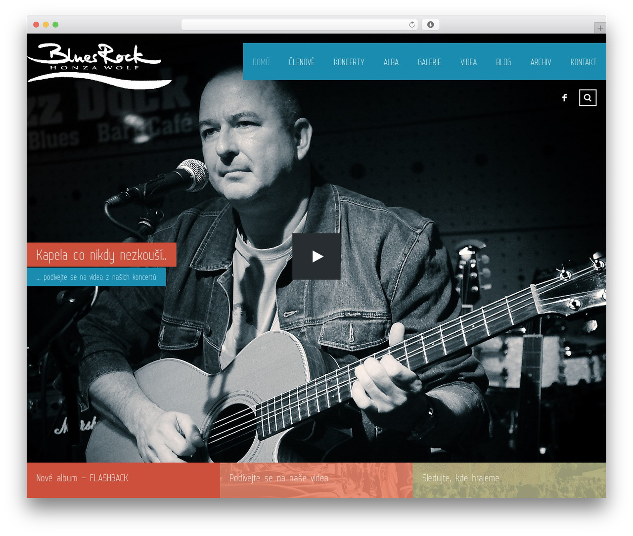 WordPress theme Muse - bluesrock.cz