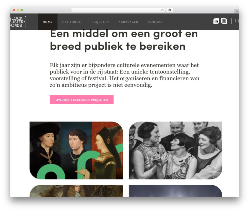 WP Bootstrap Bare Bones WordPress theme - blockbusterfonds.nl