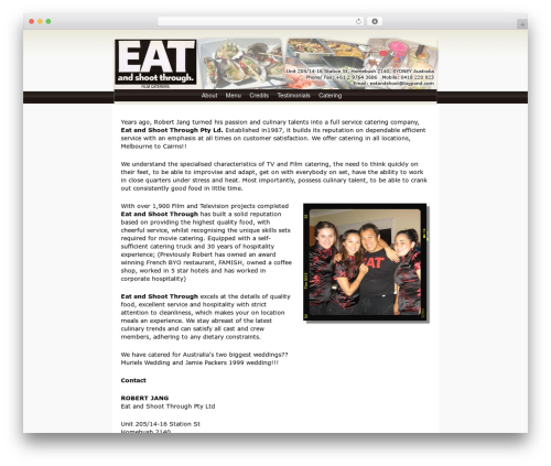 YodelWeb Theme WordPress theme - eatandshootthrough.com.au