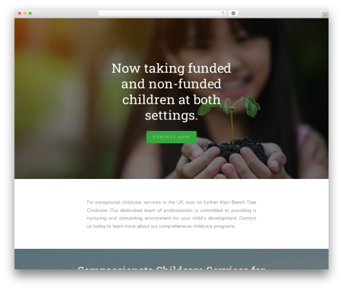 Constructor WordPress theme - beechtreechildcare.co.uk