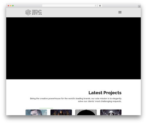 EDC theme WordPress - edcmotion.com