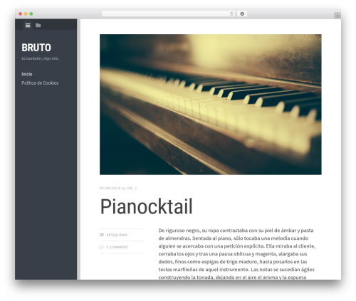 Editor free WordPress theme - bruto.muzaidin.com