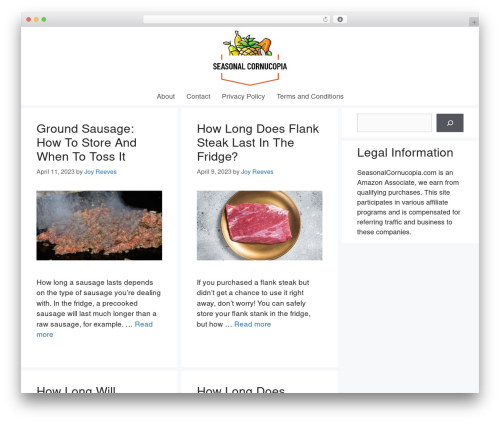 Refer links WordPress plugin - seasonalcornucopia.com