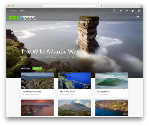 Destinations WordPress plugin - bookthewildatlanticway.com