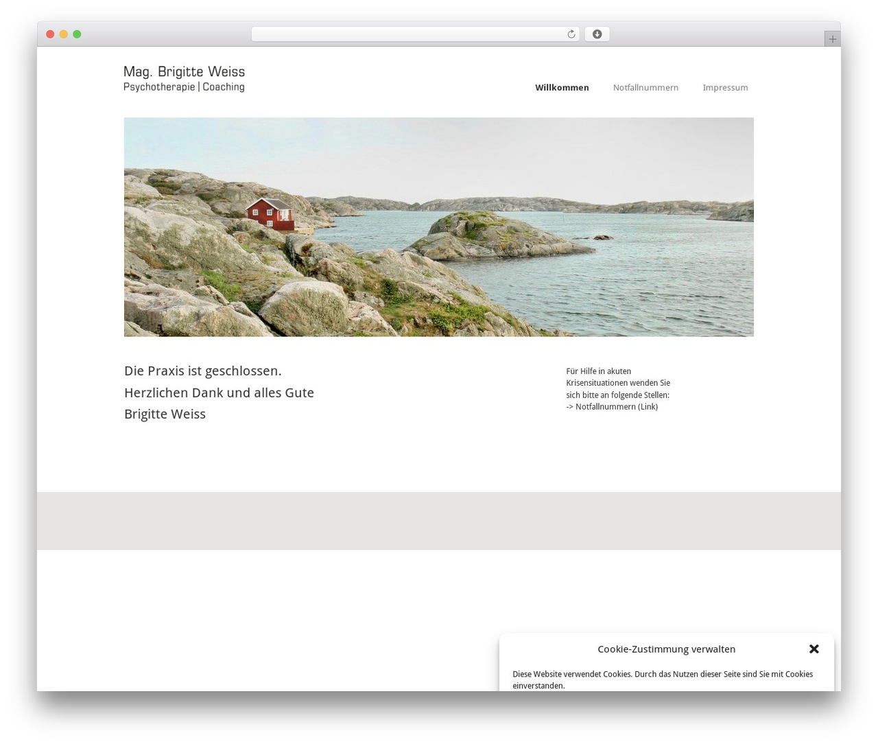Goodspace theme WordPress - brigitteweiss.at